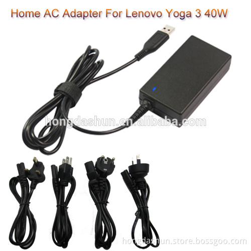 20V 2A 40W Power Adapter Replacement Wall desktop Charger with 1.2M Power Plug for Lenovo Yoga 3 Pro,Yoga 3 11,Yoga 3 14